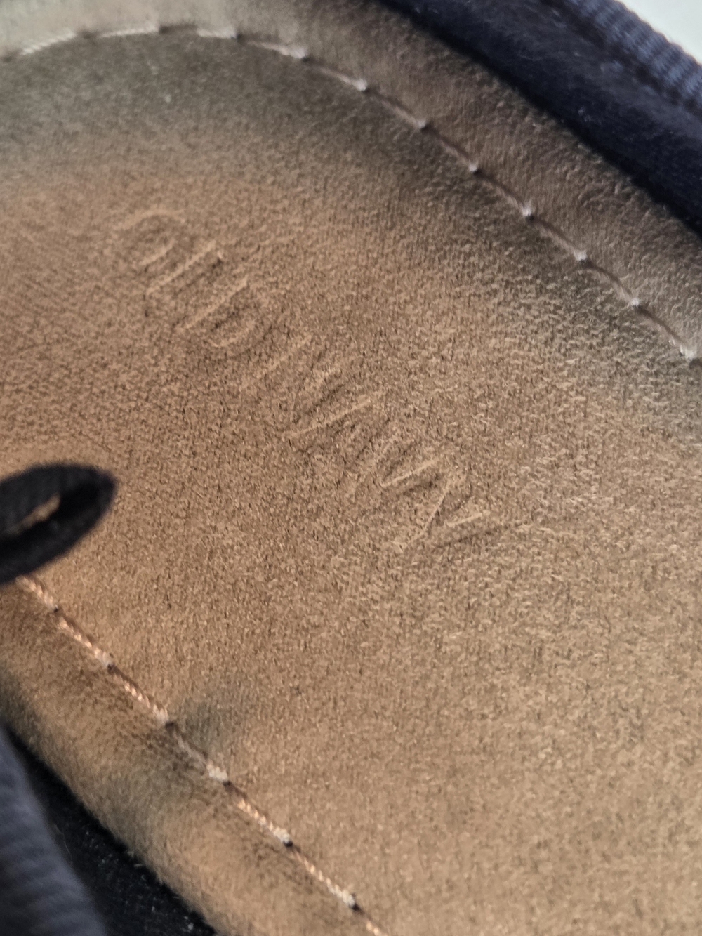 Old Navy navy suede-look ballet flats with a bow, size 10 - Picture 4 of 10